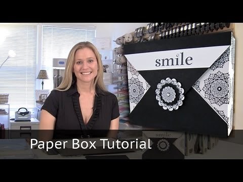 Handmade Black & White Gift Box with Stampin Up Product