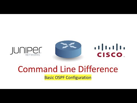 How To Configure OSPF | Juniper Vs Cisco | CLI Difference - Basic