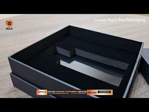 Luxury Product Packaging Top & Bottom Hard Box Design