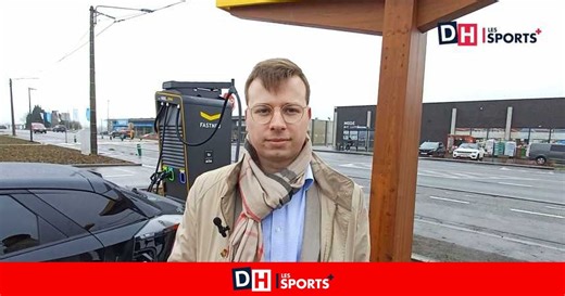 Inauguration d'une station de recharge ultrarapide pour véhicules électriques à Anderlues