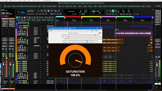 只用reaper自带和免费插件混音