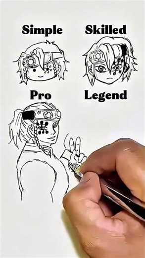 How to draw Legend Tengen || Demon Slayer ✨️#shorts #tengen #demonslayer #howtodraw #drawing #art