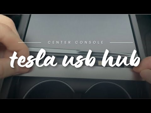 Car USB Hub Charger for Tesla Center Console
