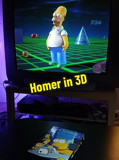 Homer Simpson's 3D Adventure in Treehouse of Horror