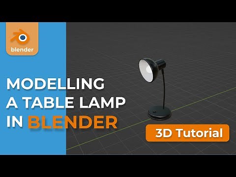 How to Make a Realistic Table lamp in Blender || Easy Table lamp Modelling in 10 minutes