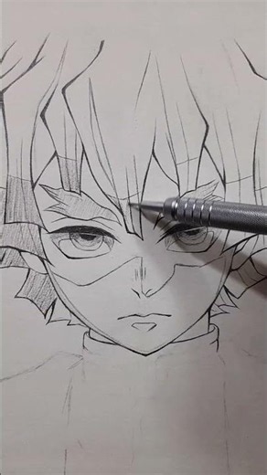 how to draw Zenitsu Agatsuma⚡️✨️ #howtodraw #animeeart #zenitsu #demonslayer #anime #sketch