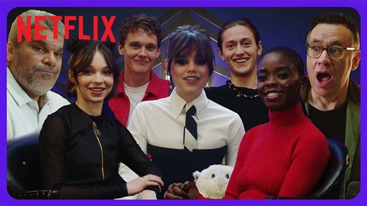 326K views · 10K reactions |  Jenna Ortega and the cast of Wednesday react to the dance scene All Movie Trailers on Youtube - bit.ly/3hePhn0 | Film Trailers | Facebook