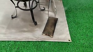 Fire Pit Grill Mats for Outdoor Grill 40*30 inch, Outdoor Picnic Fireproof Mat Deck Lawn Protector Thermal Insulation Flame Fire Retardant Welding Fiberglass Blanket Dirt Resistant Waterproof Khaki