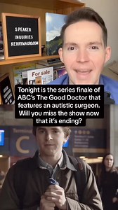 10K views · 86 reactions | Tonight is the series finale of ABC’s ‘The Good Doctor’ that features an autistic surgeon. Will you miss the show now that it’s ending? #autism #autistic #thegooddoctor #autismawareness The Good Doctor | Dr. Kerry Magro's Autism Journey | Facebook