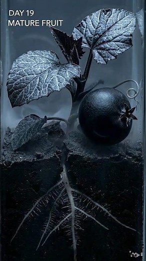 The Rare Black Apple Life Cycle: Seed to Fruit 🌱 (4K Macro ASMR)