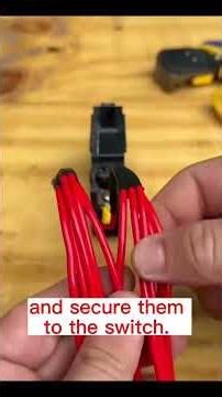 How to connect 10 wires easy concept #electric #electronic #engine #technology
