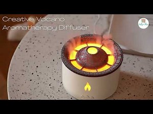 Creative Volcano Aromatherapy Jellyfish Humidifier | Diffuser | Night Light