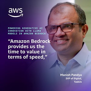 7.7K views · 58 reactions | TaskUs, a leading provider of outsourced digital services and next-generation customer experience to the world’s most innovative companies, helps its clients represent, protect, and grow their brands. Its innovative TaskGPT platform, powered by Amazon Bedrock and Llama models from AI at Meta, empowers teammates to deliver exceptional service. ☁️蓮✅ https://go.aws/3SAtS7n | Amazon Web Services | Facebook