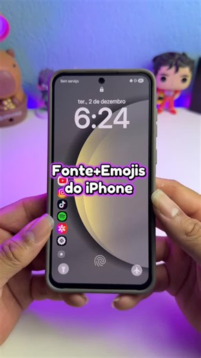Flávio Mattos  on Instagram: "Fonte e emojis do iPhone . . . . #samsung #galaxy #samsunggalaxy"