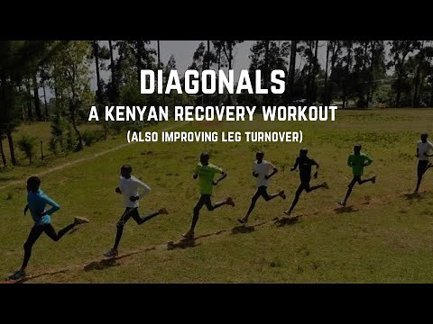 Diagonals - A Kenyan Recovery Workout