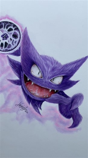 Drawing Haunter Pokemon | Art Tutorial