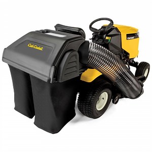 Check The Home Depot's Q&A Before Buying: Cub Cadet Original Equipment 42 in. and 46 in. Double Bagger for XT1 and XT2 Series Riding Lawn Mowers (2015 and After)