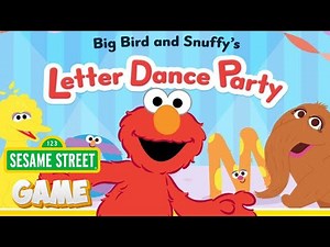 Sesame Street Games: Big Bird and Snuffy's Letter Dance Party | PBS Kids Game