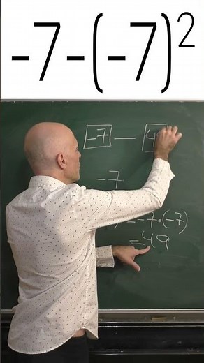 ¿SABES HACER ESTA OPERACIÓN CON NÚMEROS ENTEROS? Matemáticas Básicas.