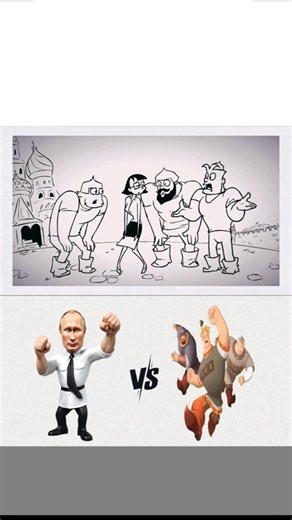 6K views · 73 reactions | Putin vs The Three Bogatyrs Part 1  #animation #cartoon #putin #usa #fyp | Pixel.p45 | Facebook