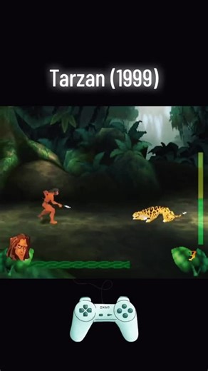 Retro Game Intensity on Instagram: "Swing into action with "Disney's Tarzan"! Released in 1999 for the PS1 and PC, this jungle adventure had us running, jumping, and vine-swinging through lush levels straight from the animated movie. With beautiful visuals, intense chases, and that unforgettable Phil Collins soundtrack, Tarzan delivered wild fun for gamers of all ages! Did you beat Clayton or get tripped up by jungle traps? Share your wildest moments below! 🎮🍌 #TarzanGame #DisneyTarzan #RetroG