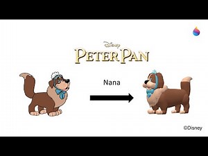 Paint 3D Tutorial: Nana ~ Peter Pan (1953)