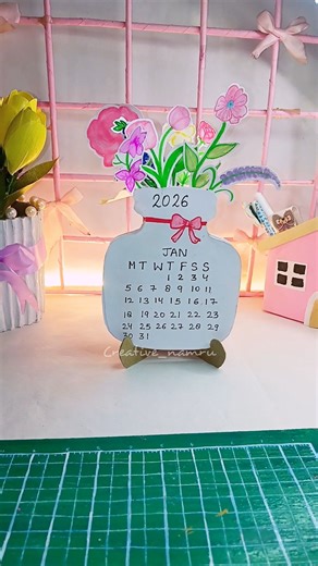 New Year Calendar 2026⏳#shorts #diy #trending #viral #ytshorts #2026