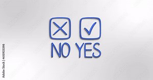 Dive into the world of voting through captivating animations. Explore the democratic process of casting votes to make collective decisions. Line animation.