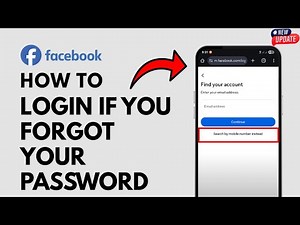 How To Login Into Facebook If I Forgot My Email And Password - Full Guide