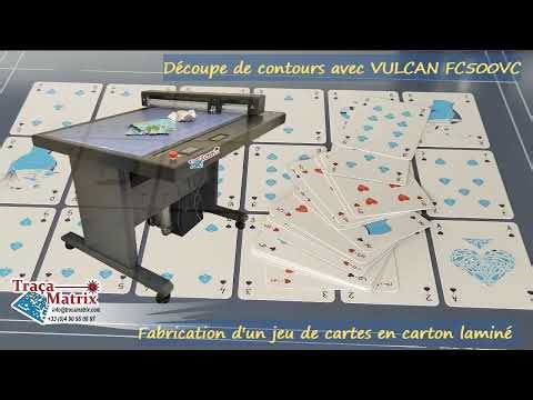 Fonction découpe de contours avec SignCut Pro2 pour les tables numériques VULCAN FC500 et FC700VC.