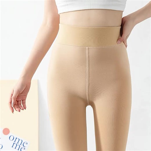 Skin Color Sexy Tights Winter Ladies Fleece Warming Leggings Outdoor Indoor Pantyhose#Savecollection