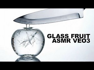 Google Veo3 ASMR Glass Fruit Slicing – Crystal Cuts