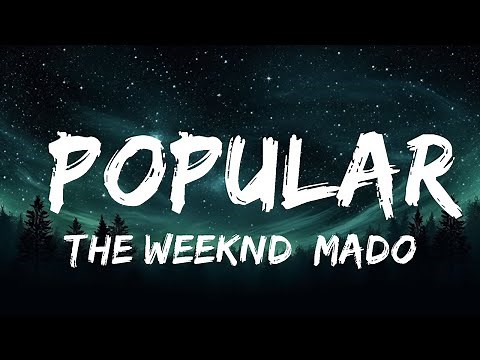 [1 HOUR] The Weeknd, Madonna, Playboi Carti - Popular (Lyrics)