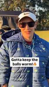 The ultimate winter golf essential! Keeping this wimpy Florida girl nice and warm during this 62 degrees (17°C) artic tundra. What’s your cut off temperature for going golfing? Chubsy by #golf #golffashion #tglgolf #golfcourse #GolfSwing #golftips | Fit Golfer Girl