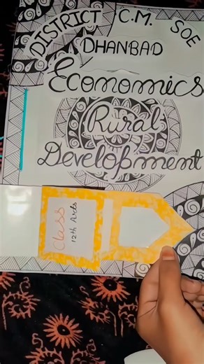 economics project file decoration ideas ❤️❤️