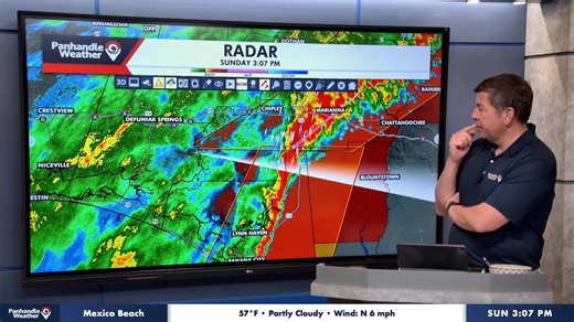 Tracking severe thunderstorms and embedded tornadoes (Sunday 1/25) | Chris Smith