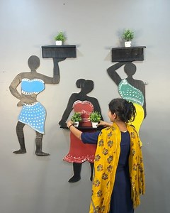 3D Wall Art shelves _ Home decor idea #3d #wallshelve | Deep's CRAFT