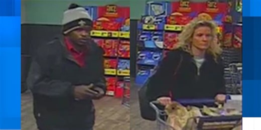 Crime Stoppers: Couple steals loads of groceries from Kroger along Hwy. 72 in HSV