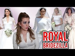 ROYAL WEDDING GOWNS #royalwedding #meghanmarkle #princesscatherine #royalbride #weddingday #drama