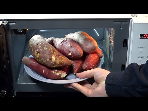 전자렌지로 고구마 더 맛있게 먹는 방법