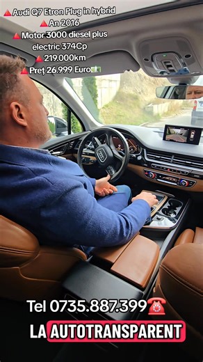 Audi Q7 3.0 TDI e-tron quattro/ 374 CAI/ PLUG IN HYBRID NIVEL RIDICAT AL DOTARILOR EURO6 🔴Preț 26.999 EURO💶 🚨🚨🚨🚨🚨 TEL 0735887399🚨🚨🚨🚨🚨 AN 2016 MOTOR 3.0 Diesel Electric 374 CP 219.000 km Pentru a putea vizualiza peste 30 de fotografii cu aceasta masina intrati pe pagina noastra de Facebook AUTO Transparent CLUJ GARANTAM KILOMETRAJUL REAL AL MASINI Carte service Kilometrajul se trece pe factura de achizitie OFERIM GARANTIE 12 LUNI FARA LIMITA DE KILOMETRI POSIBILITATE DE FINANTARE RAPI