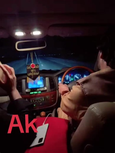 Nighttime Drive: Exploring Car Controls and Dashboard