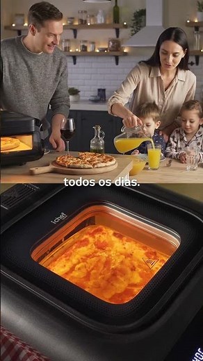 Master Kitchen 3 em 1: Airfryer, forno e pizza com resultado profissional em casa!