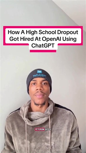 Gabriel Petersson learned PhD level AI with ChatGPT and joined Sora. He built at Midjourney and Dataland. He used ChatGPT to pick projects, write code, fix bugs, and explain concepts. AI provides fundamentals but makes errors. Verify outputs. Comment AI for a step by step guide for you. #chatgpt #openai #aitools #artificialintelligence #highschooldropout