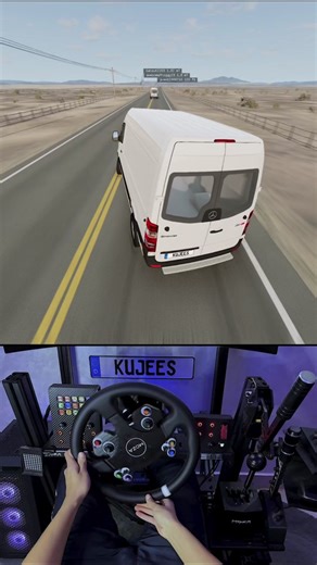 Mercedes Sprinter Drift Ride in BeamNG