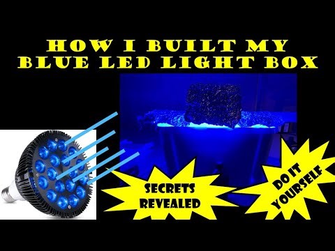 How I built my Blue LED light box for comic book stain removal and whitening BLED CGC graded