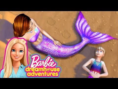 Barbie Mermaid Family Beach Routine Adventure - The Sims 4