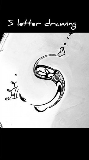 S name letter design drawing #letterdrawing #drawing #art