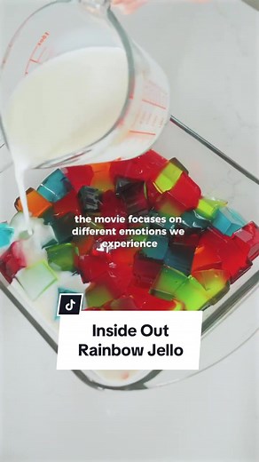 Rainbow Jello Inspired by Inside Out 2