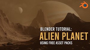 在5分钟内创建一个外星景观-Blender 2.8教程